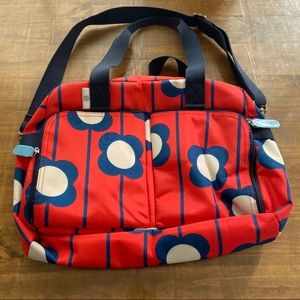 Orla Kiely for Target Red Floral Diaper Bag